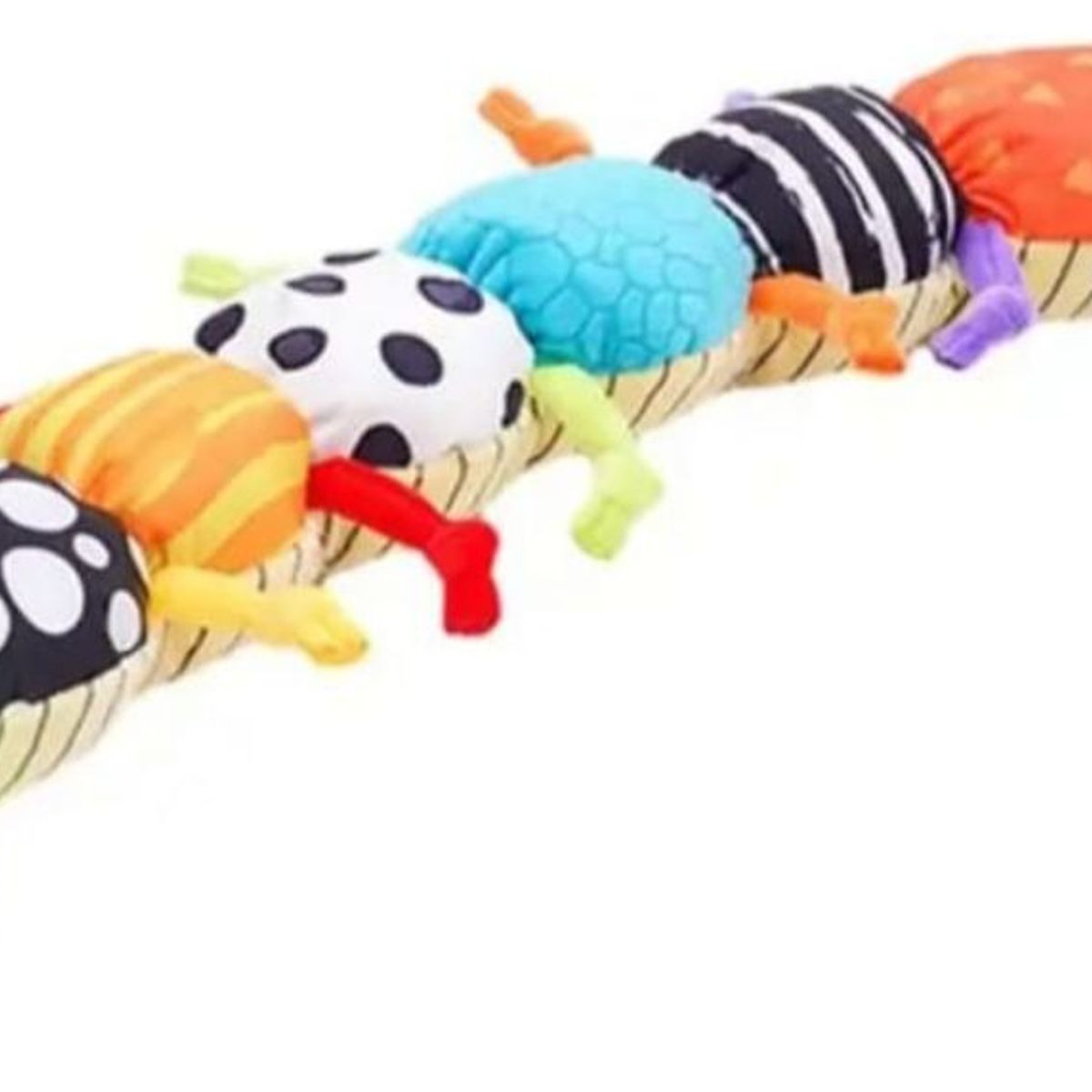 GENERICO - Peluche Gusano Sensorial Oruga Niños Multicolor Infantil