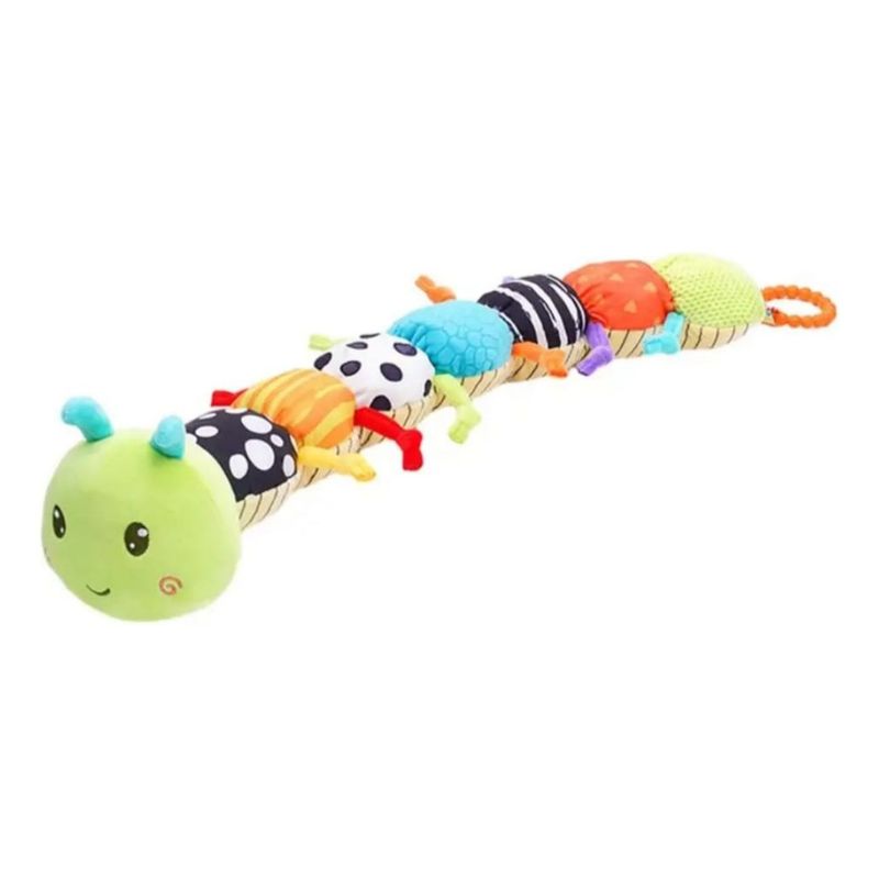 GENERICO - Peluche Gusano Sensorial Oruga Niños Multicolor Infantil