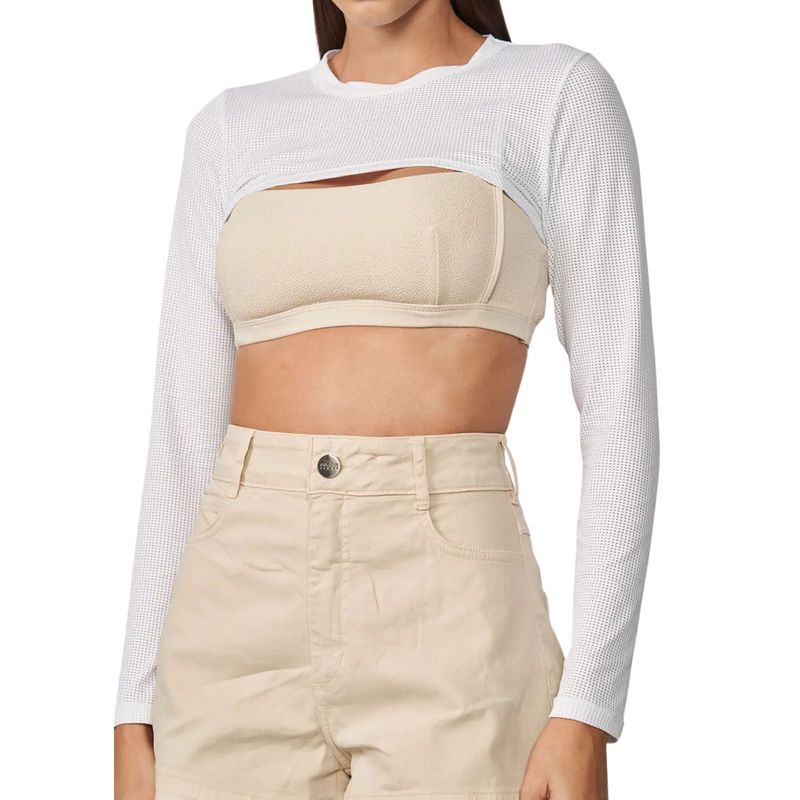 COLCCI - Blusa Tela Manga Larga