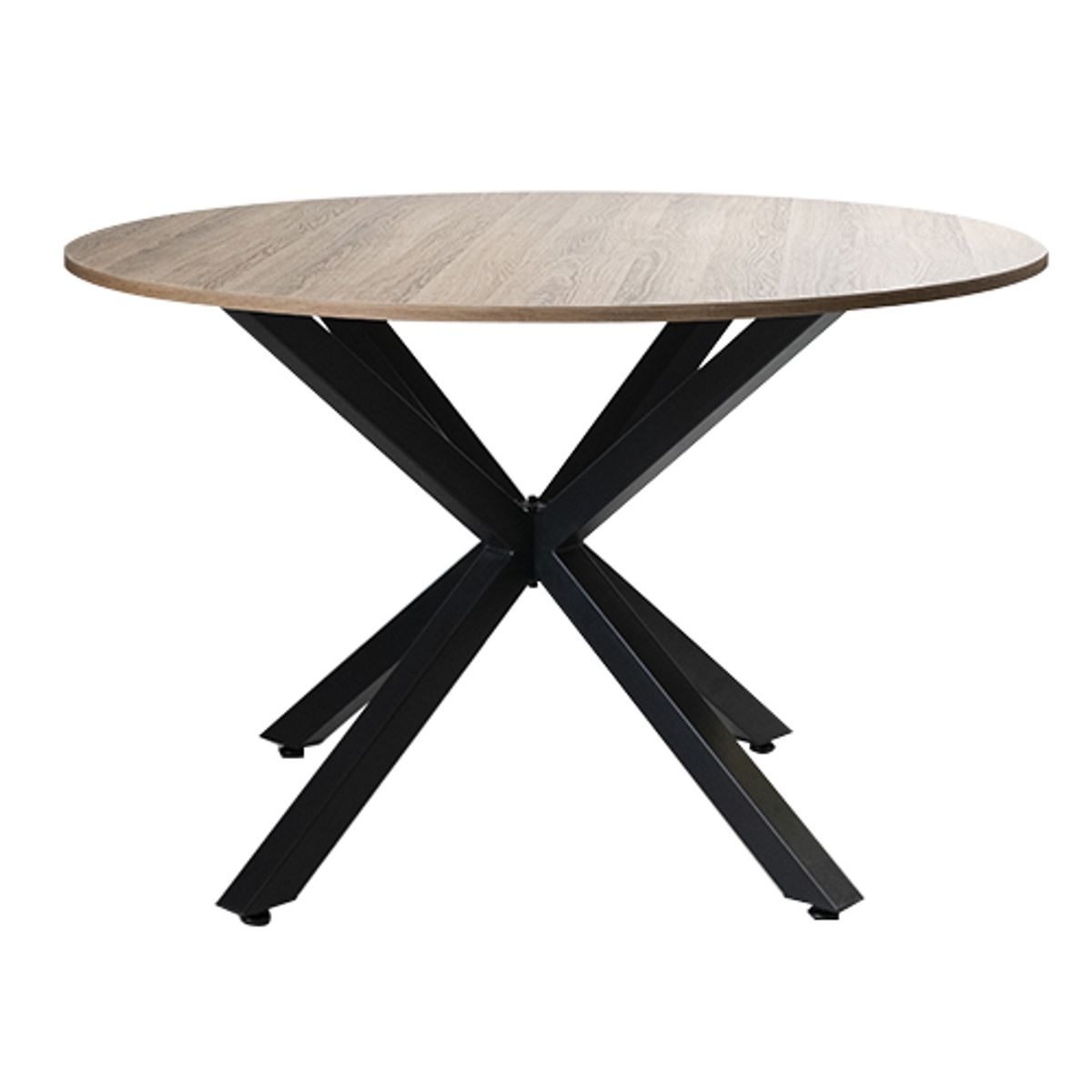 GENERICO - Mesa Argo Redonda 100cm Madera Oscura VenHoouse