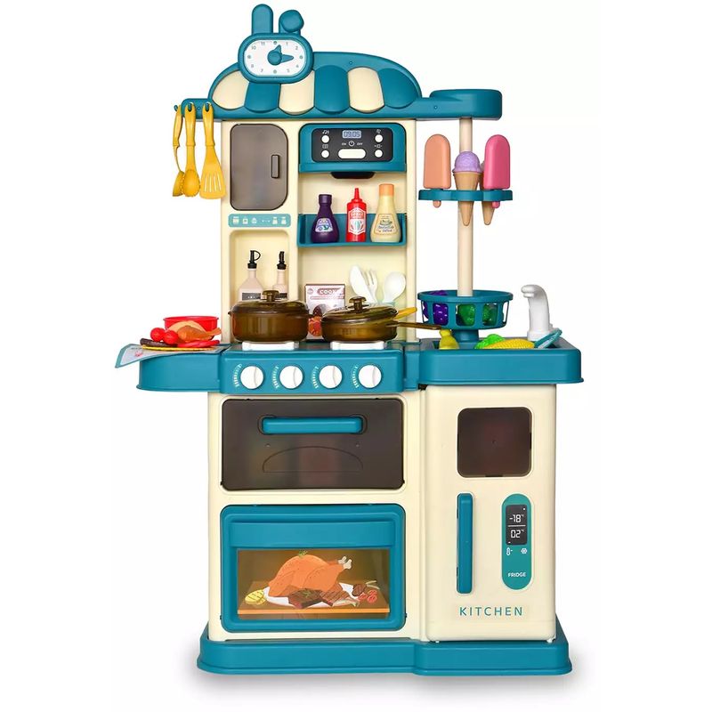GENERICO - Cocina De Juguete 82 cm con 47 accesorios, UNISEX