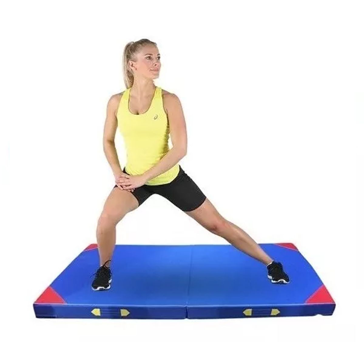 GENERICO - Pack x3 Colchonetas plegables 150 cm x 60 cm x 5 m PU