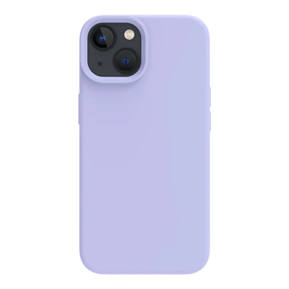 GENERICO - Carcasas Colores Silicona Para iPhone 13 y 14 Lila