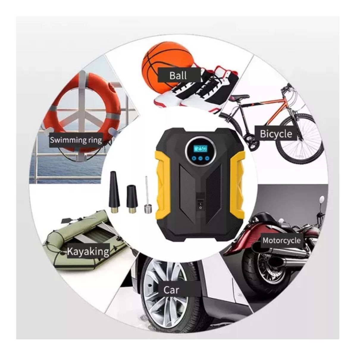 OEM - INFLADOR COMPRESOR DE AIRE NEUMATICOS 12V