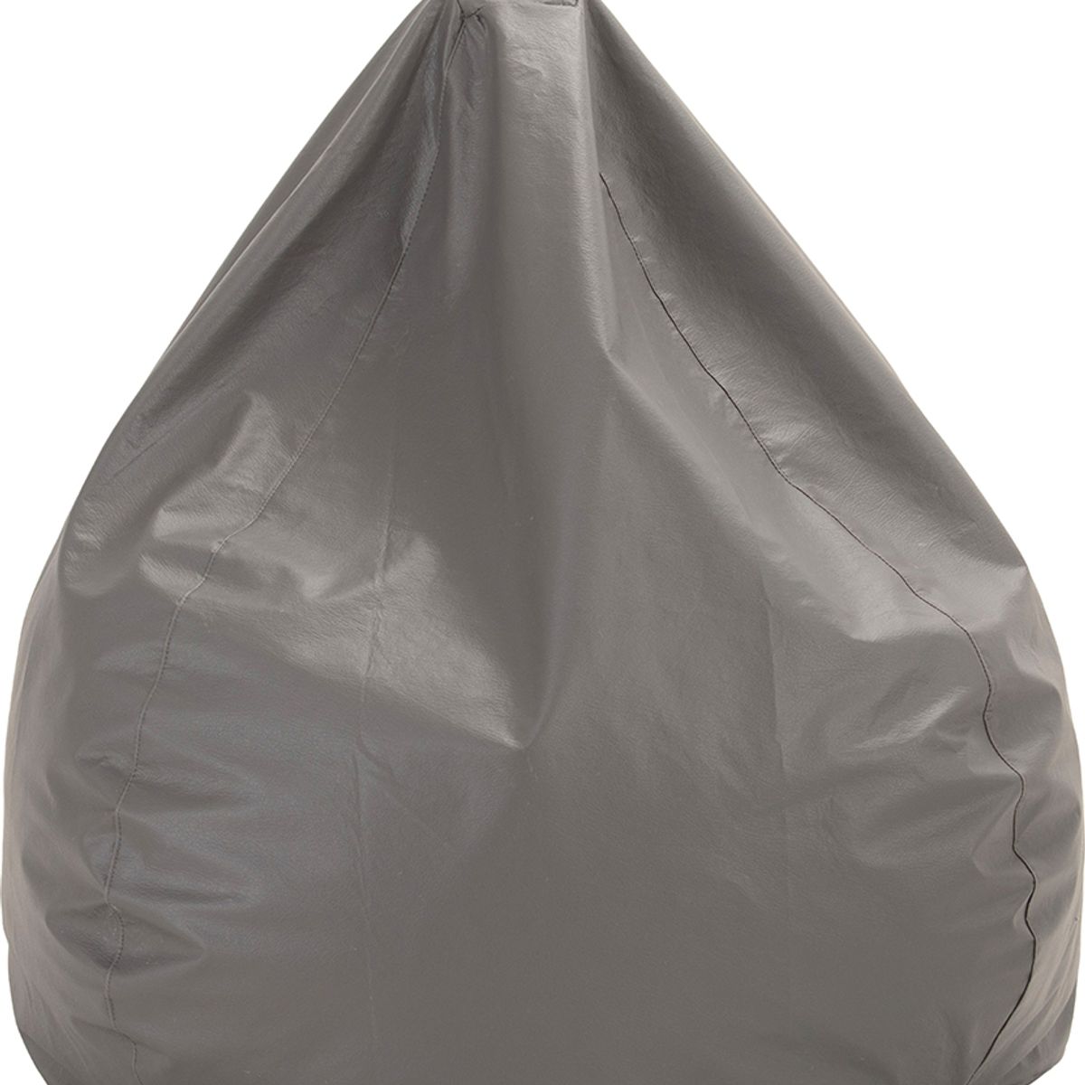 GENERICO - Pouf Pera Gris Eco Cuero 100x80x80 cm Máxima Design