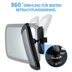 OEM - ESPEJO RETROVISOR GIRATORIO ASIENTO TRASERO DE AUTO BEBE