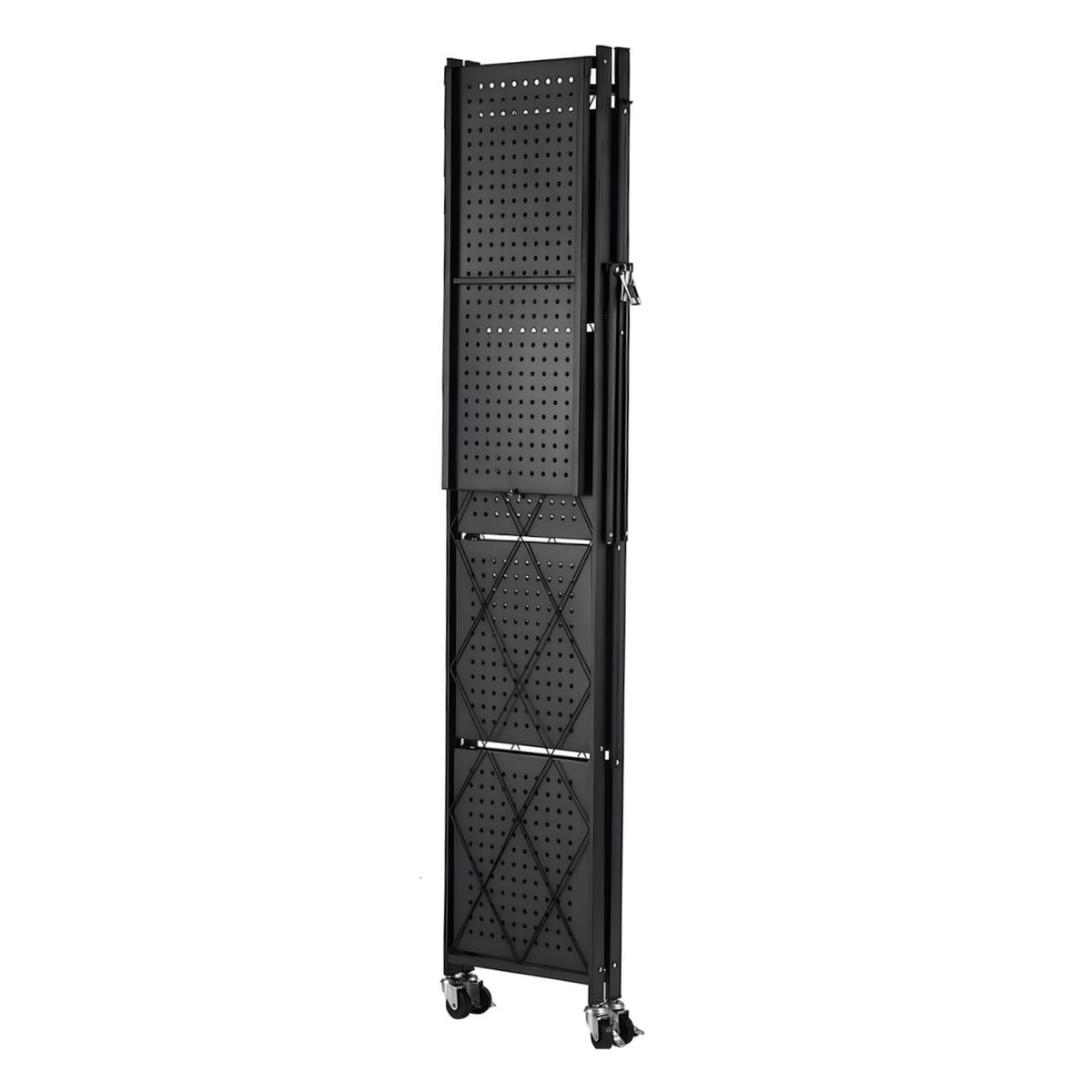 PROCHEF - Estante Plegable de Acero con Ruedas. 5 bandejas