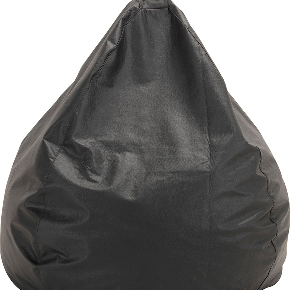 GENERICO - Pouf Pera Negro Eco Cuero 100x80x80 cm Máxima Design