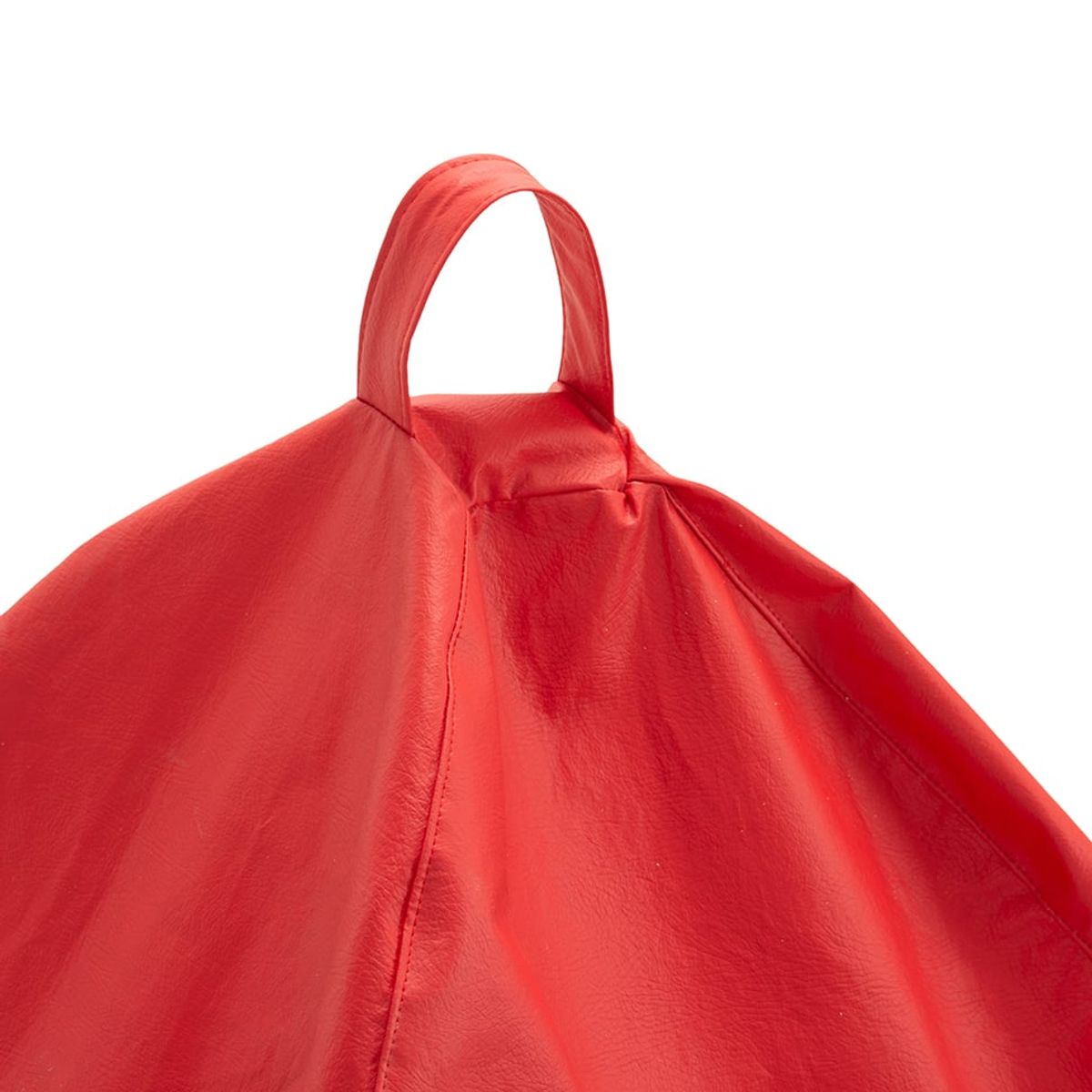 GENERICO - Pouf Pera Rojo Eco Cuero 100x80x80 cm Máxima Design