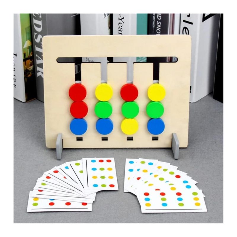 OEM - JUEGO DE PENSAMIENTO LOGICO COLORES MONTESSORI