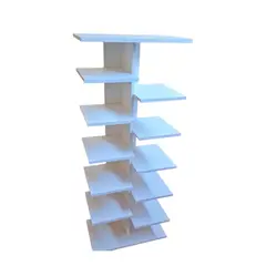 GENERICO - Zapatero blanco 12 pares 1.23x50x30
