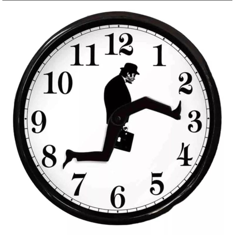 GENERICO - Reloj De Pared Inspirado En La Comedia Británica
