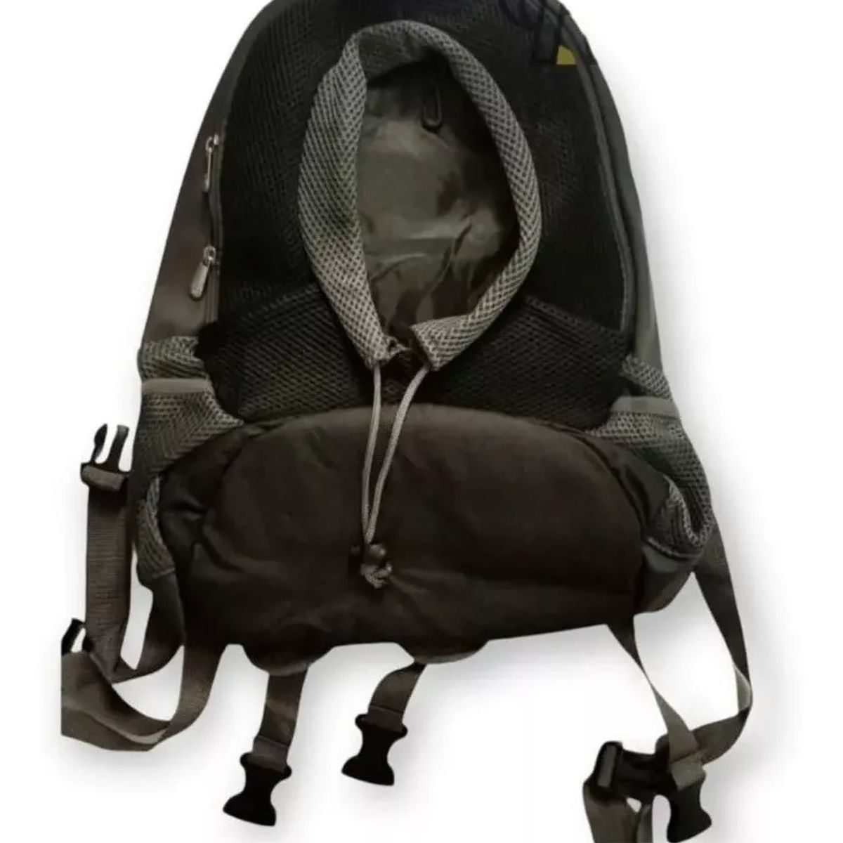 DEFENSOR FOREVER - Mochila Transportadora Para Mascotas Perros Gatos Negro