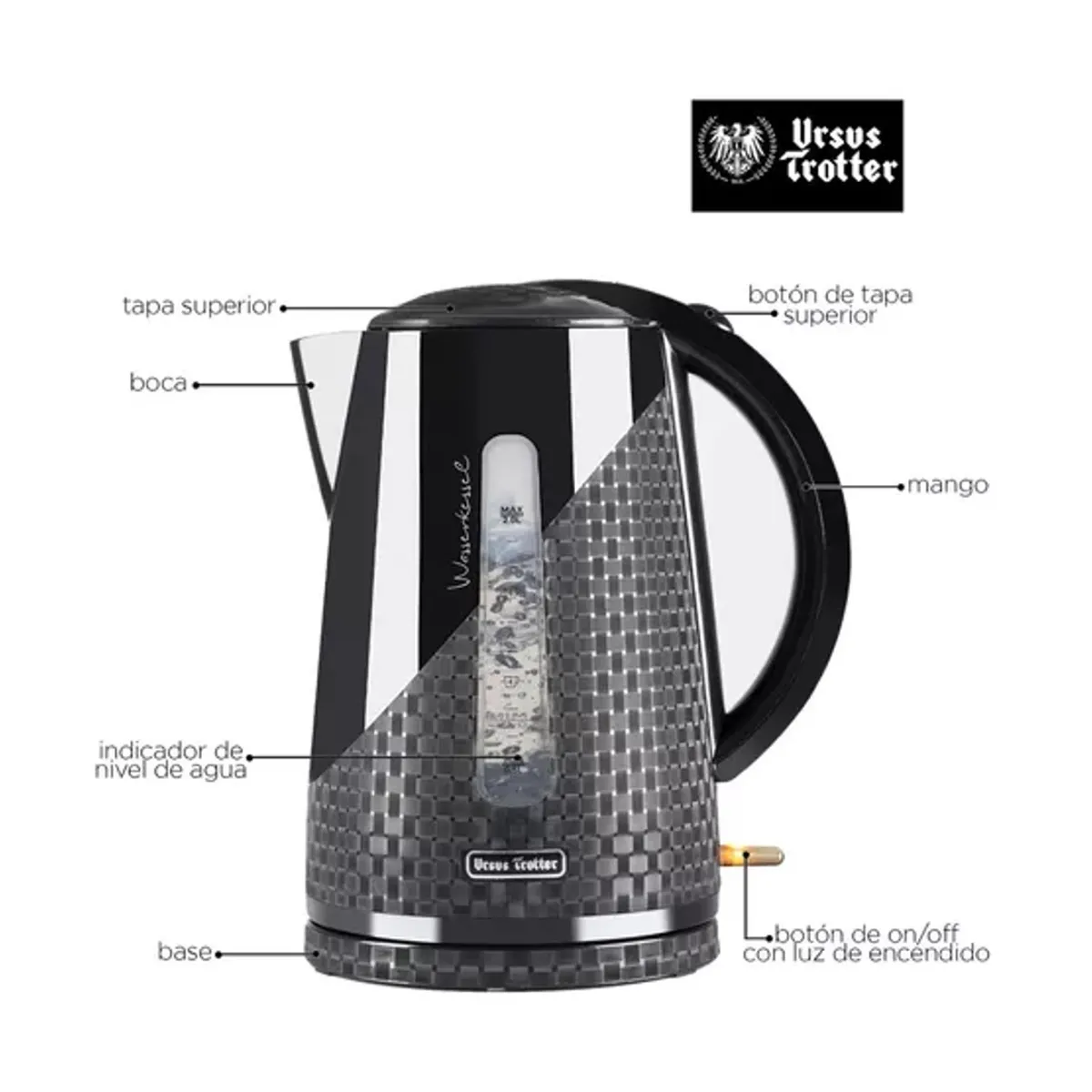 URSUS TROTTER - HERVIDOR ELECTRICO DE AGUA URSUS TROTTER UT-DUNKEL17P