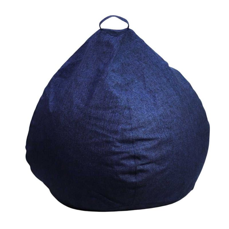 GENERICO - Pouf Pera Azul Omega 100x80x80 Máxima Design