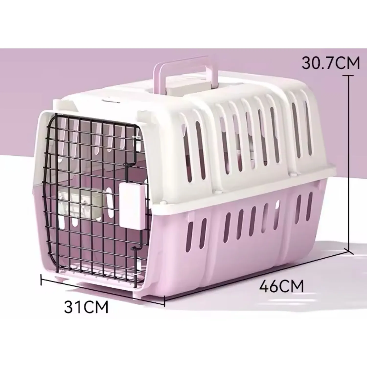 Jaula Para Transportar Mascotas Gatos o Perros Morado Sodimac Chile