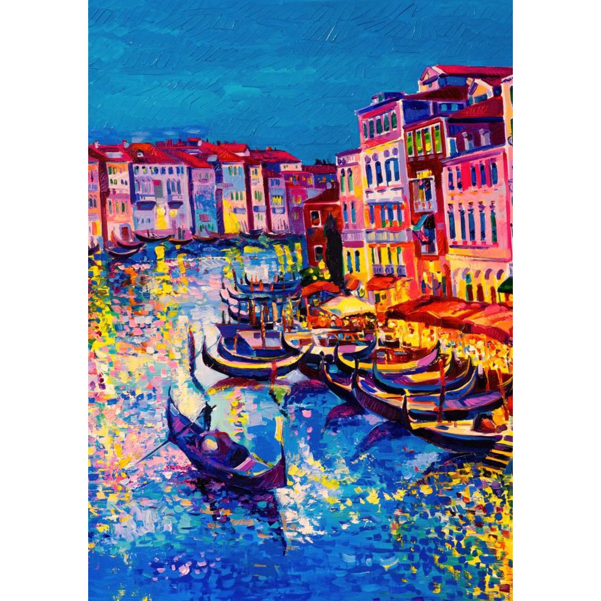 LOS REGALONES - Cuadro Canvas Imagen Italia en lienzo 85x55 cm