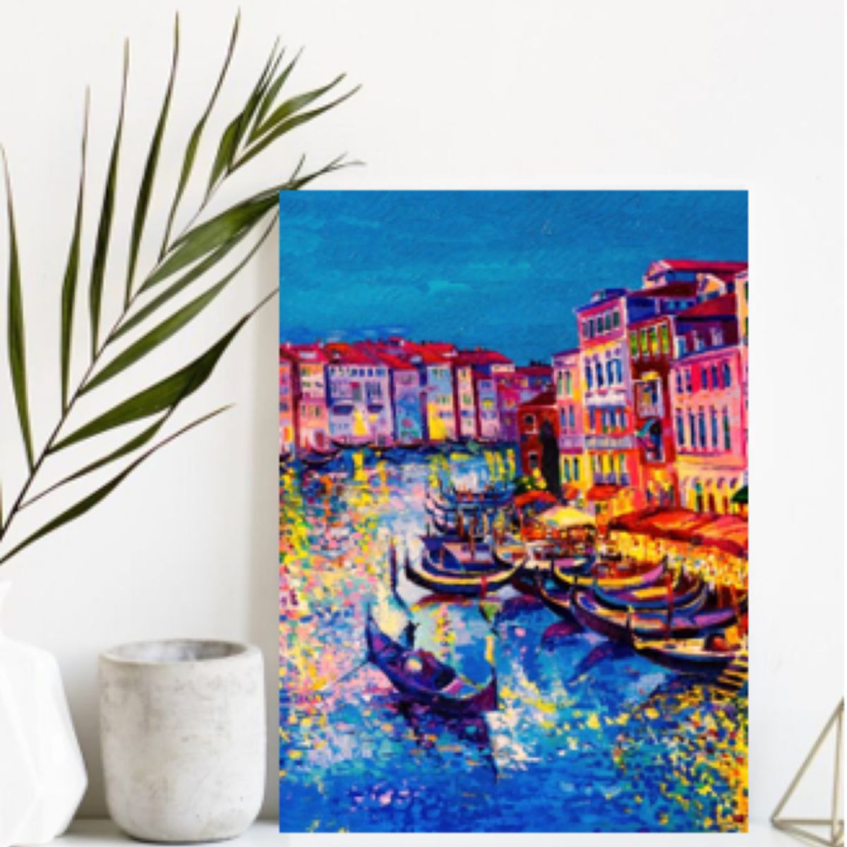 LOS REGALONES - Cuadro Canvas Imagen Italia en lienzo 85x55 cm