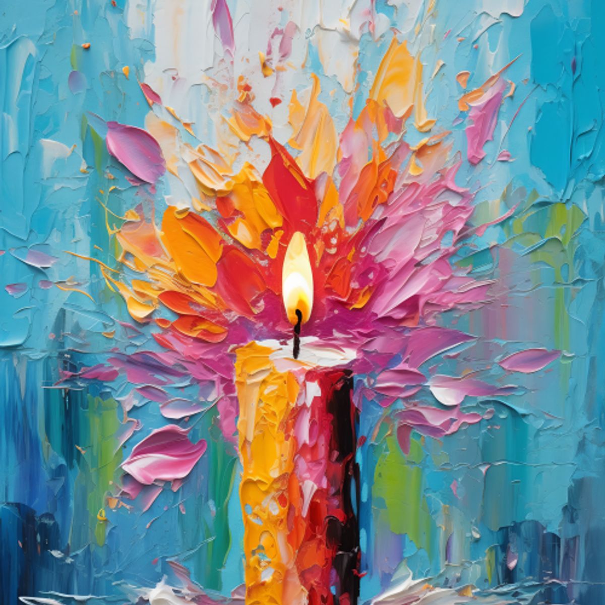 LOS REGALONES - Cuadro Canvas Imagen Vela en lienzo 85x55 cm