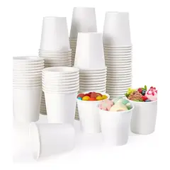 GENERICO - Vaso Blanco Polipapel 4 Onzas 50 Unidades