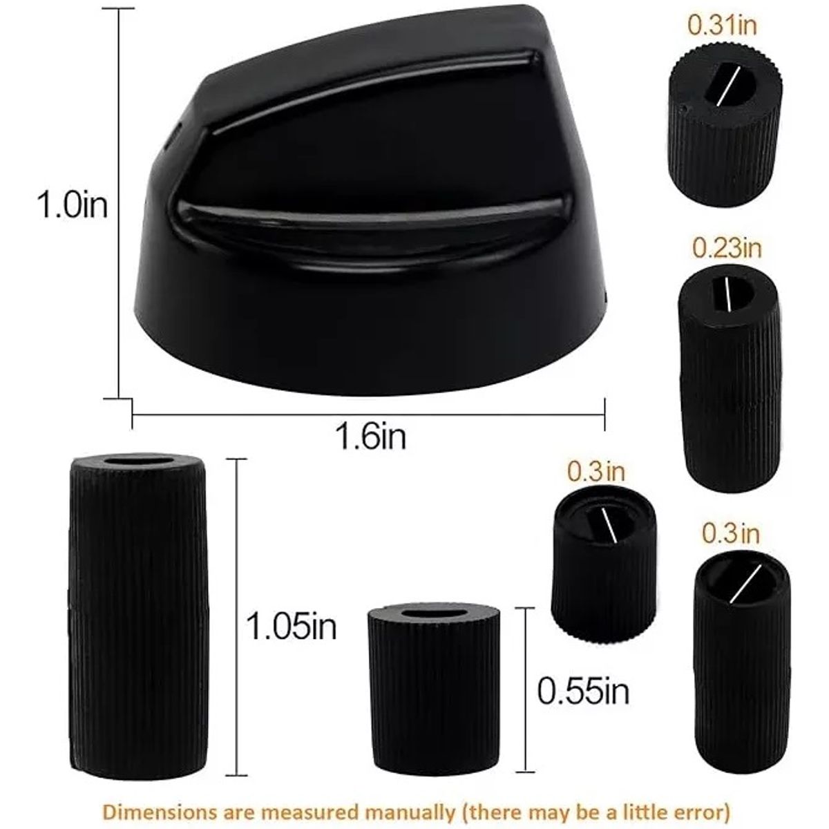 KUANGYE - Pack 4 Unidades Perillas Encimeras Y Hornos, Adapable