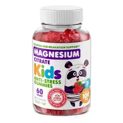 GENERICO - Kids Smart Citrato De Magnesio Gomitas Para Niños 60u Berry