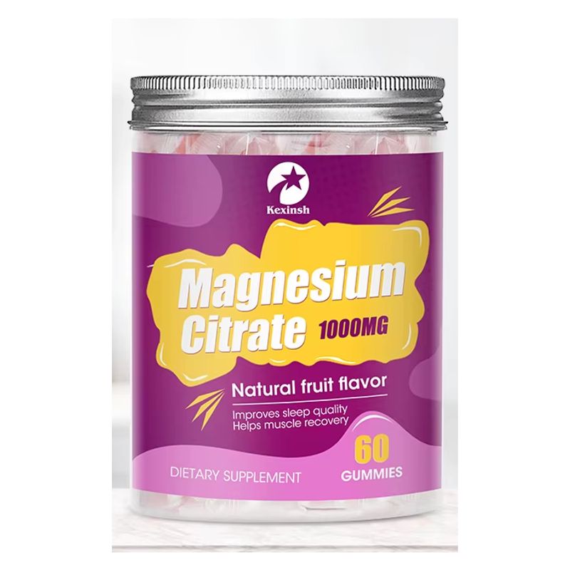GENERICO - Citrato De Magnesio Puro En Gomitas 1000mg 60u Sabor Frutas