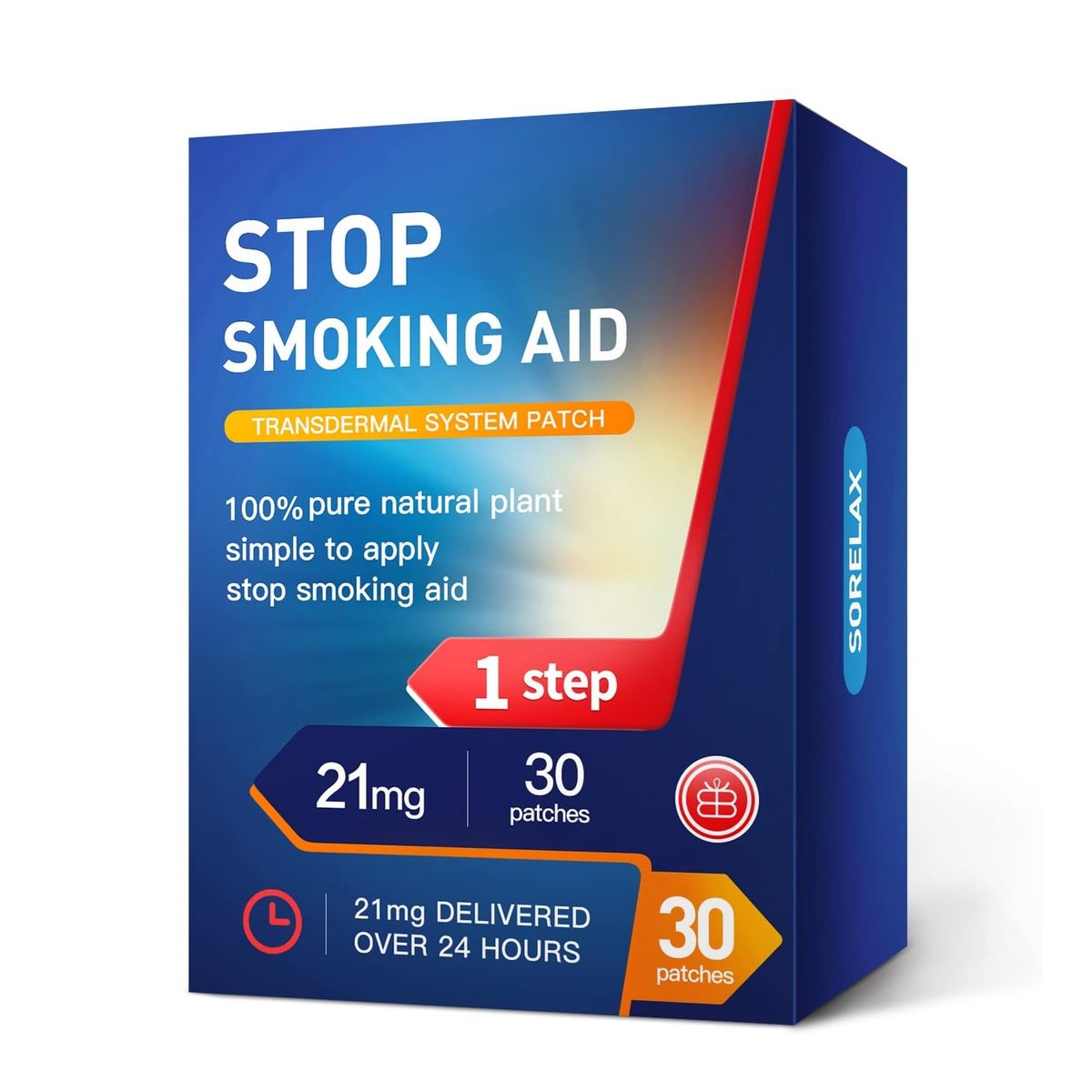 GENERICO - Parches Sorelax Cq 21mg Step 1 Para Dejar De Fumar 30 Unid