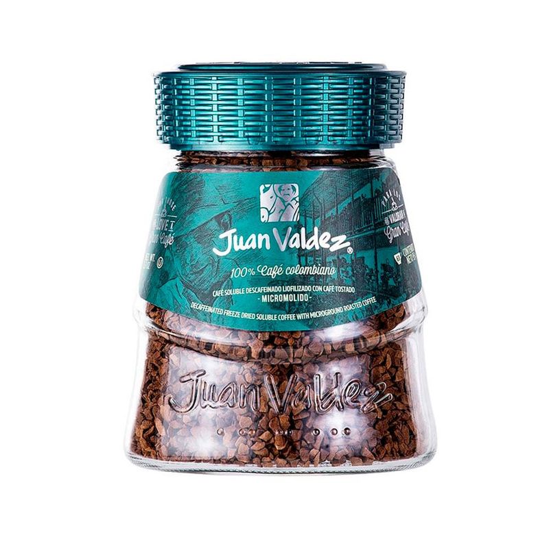 JUAN VALDEZ - Café Juan Valdez - Liofilizado 95 Gr. - Descafeinado