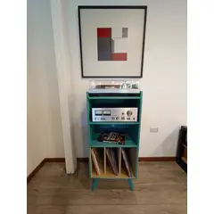 GENERICO - Rack para vinilos 60 x 45 x 110 cm