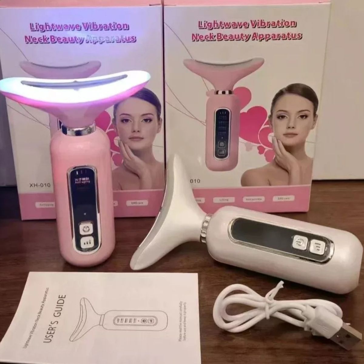 GENERICO - Aparato Rejuvenecedor Facial Y De Cuello Masajes Vibración