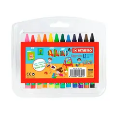 STABILO - Set de 12 Crayones de Cera Yippy-Wax