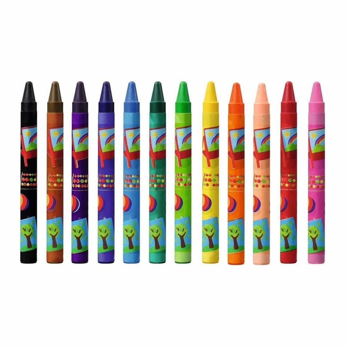 STABILO - Set de 12 Crayones de Cera Stabilo Yippy-Wax