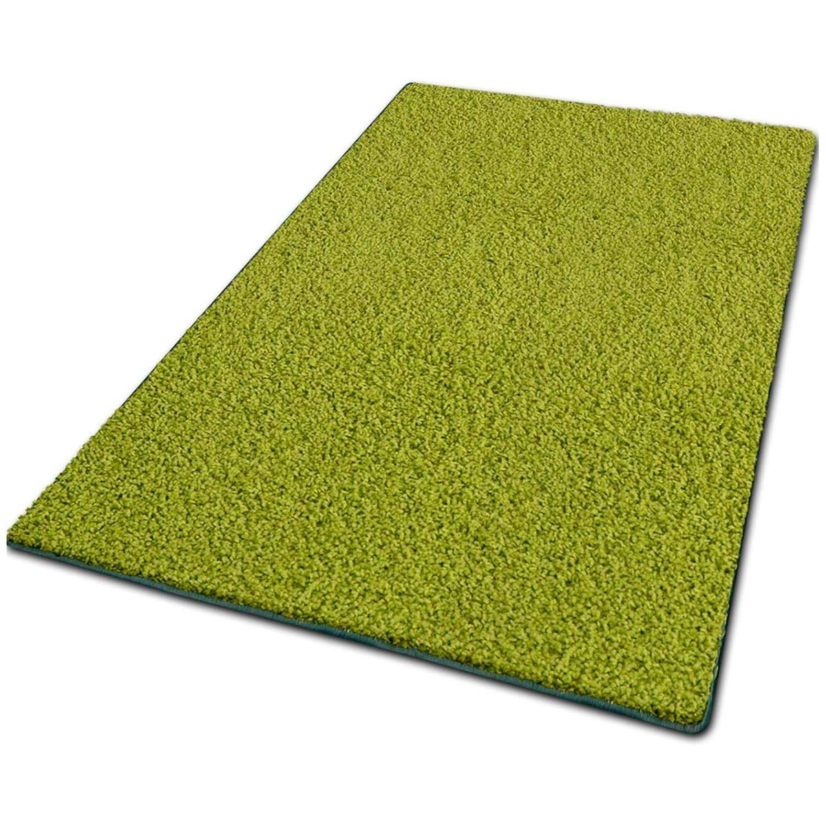 GENERICO - Alfombra Shaggy de Polipropileno 190x190 Barcelona - Verde