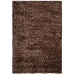 GENERICO - Alfombra Shaggy de Polipropileno 160x190 Barcelona - Cafe.