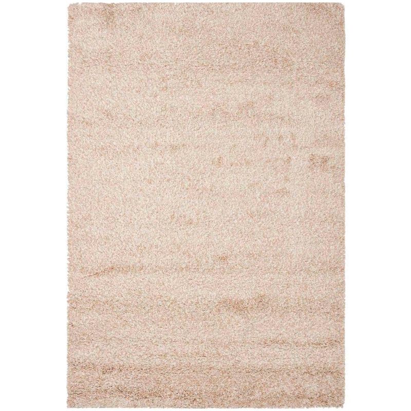 GENERICO - Alfombra Shaggy de Polipropileno 160x190 Barcelona - Beige