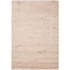 GENERICO - Alfombra Shaggy de Polipropileno 160x190 Barcelona - Beige