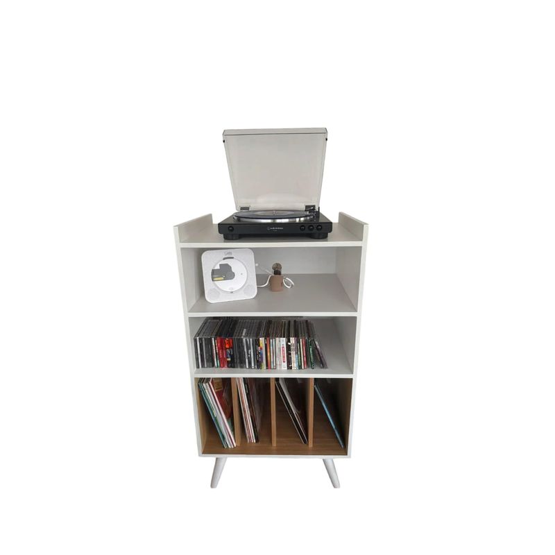 GENERICO - Rack para vinilos 60 x 45 x 110 cm