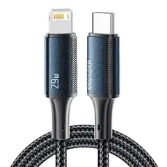 ESSAGER - Cable Compatible con Iphone Tipo C a Lightning 1 mt 29W Azul