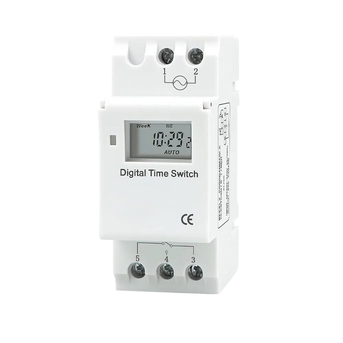 SOLIOT - Timer Digital Programable Riel Din 220V 16A
