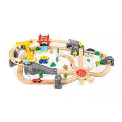 JUGUETON - Juego Madera Circuito Pistas Ferrocarril