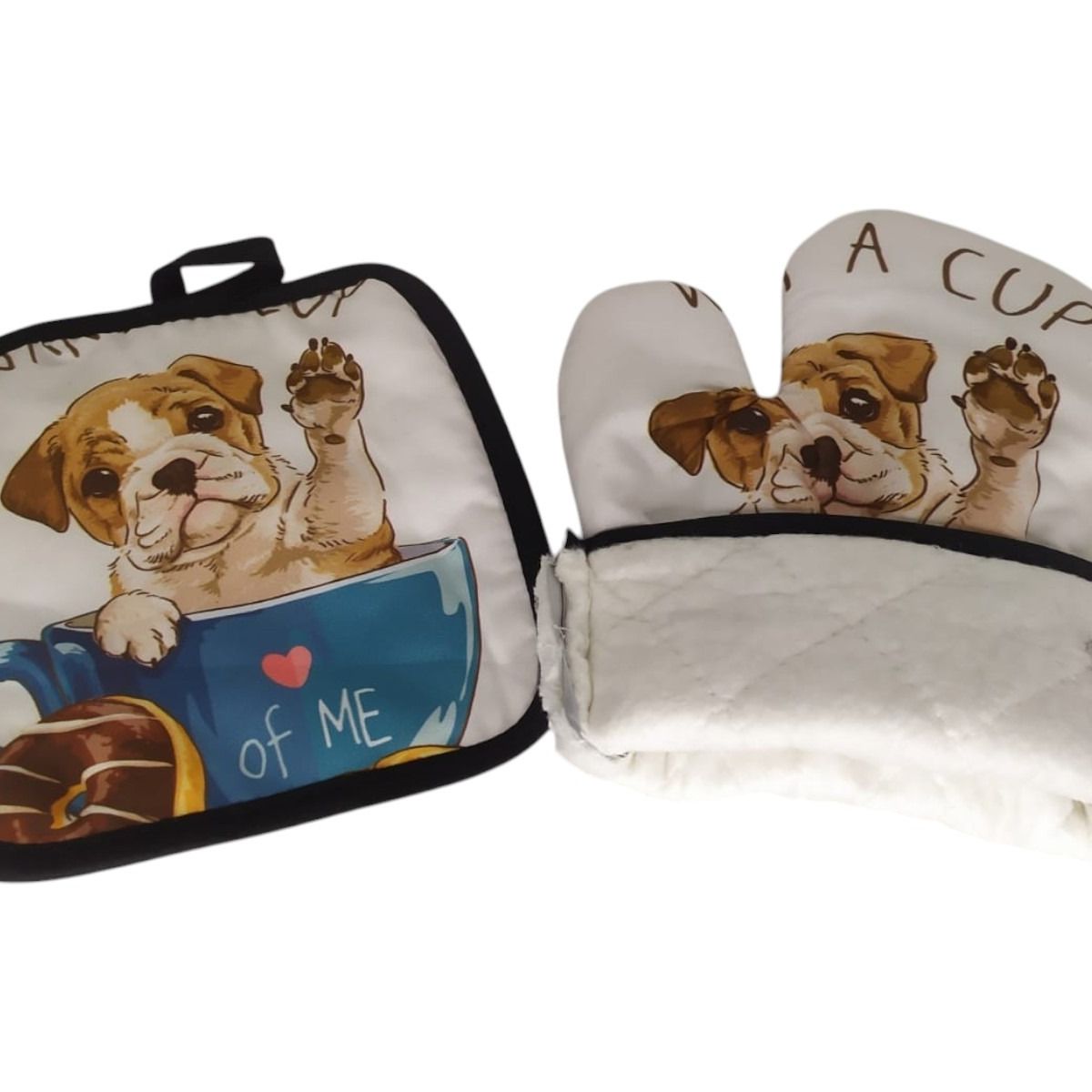 GENERICO - Guante De Cocina Y Toma Ollas Guante De Horno Kawaii