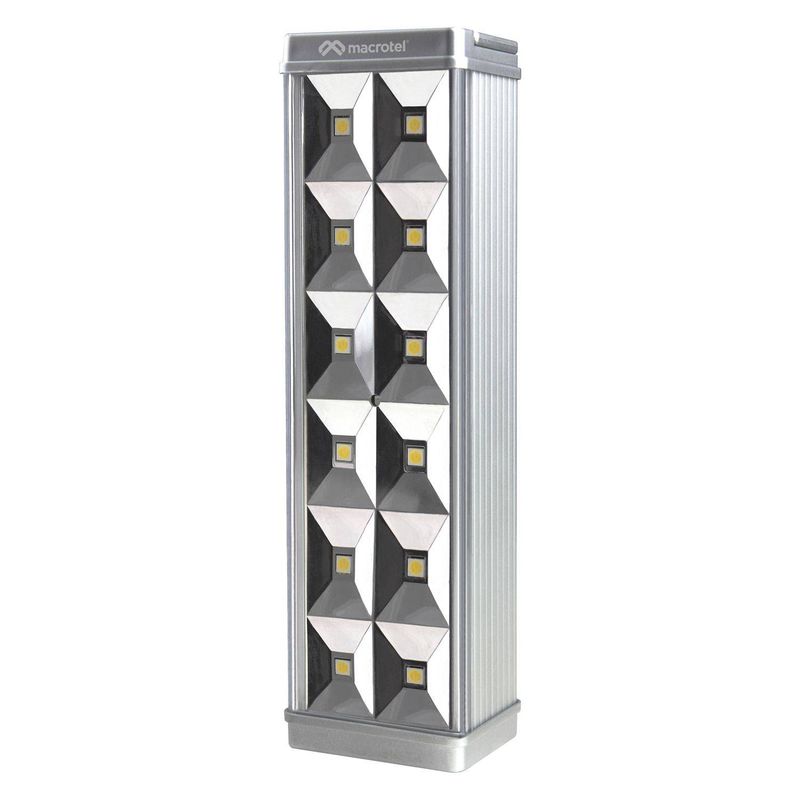 MACROTEL - Lámpara De Emergencia 12 Led 3w Macrotel MS3305H