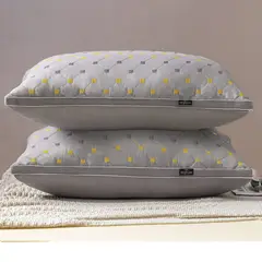 GENERICO - Almohada rectangular 50x70cm 1 Unidad Color Gris