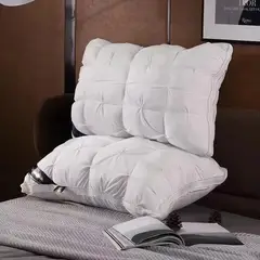 GENERICO - Pack 2 Almohadas rectangulares super suaves 50x70cm Color BLANCO