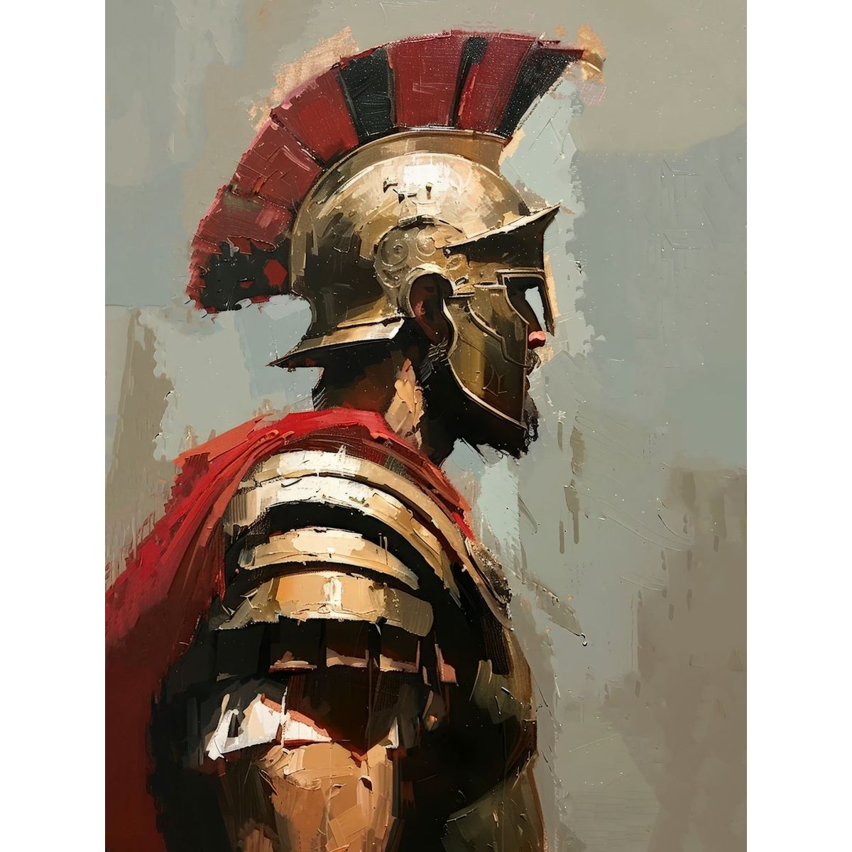 LOS REGALONES - Cuadro Canvas Imagen Caballero en lienzo 85x55 cm