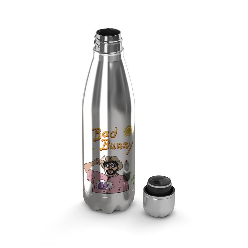 CREANGO - Botella Termica de Acero Inoxidable Bad Bunny