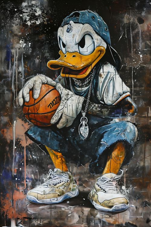 Cuadro Canvas Imagen Donald en lienzo 85x55 cm
