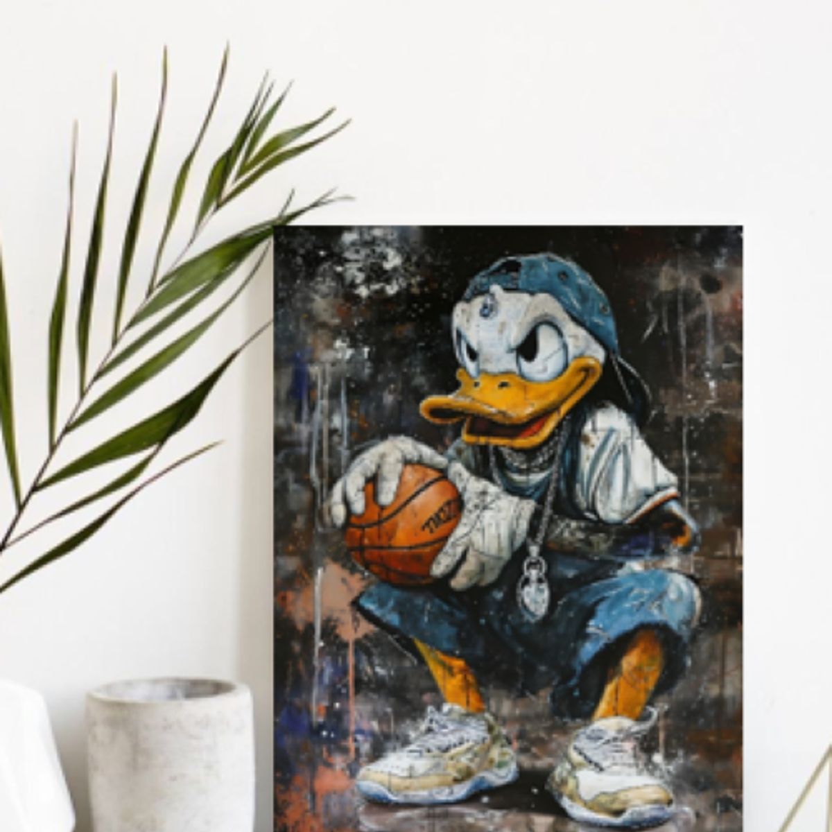 LOS REGALONES - Cuadro Canvas Imagen Donald en lienzo 85x55 cm