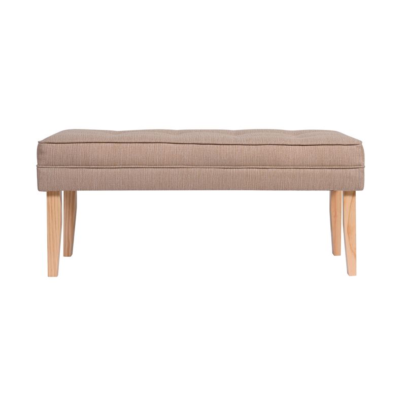 GENERICO - Banqueta Style Beige Omega Capitone 100x40x40 cm de Máxima Design
